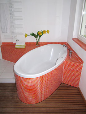 Badewanne zum Relaxen